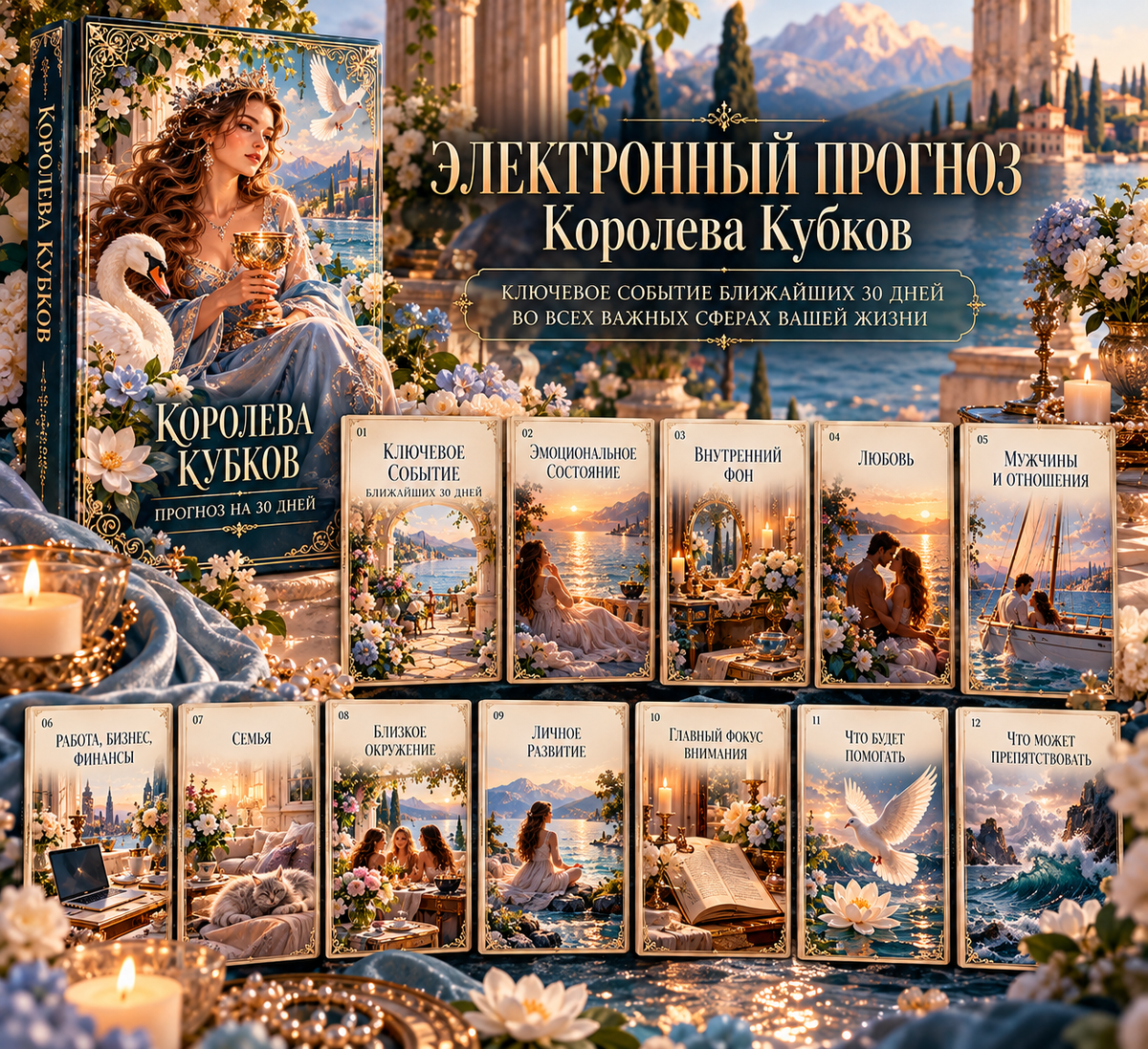 Королева Кубков. Прогноз на 30 дней