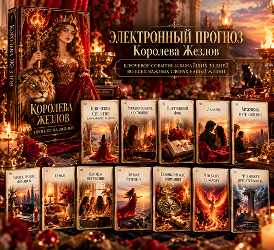 Королева Жезлов. Прогноз на 30 дней
